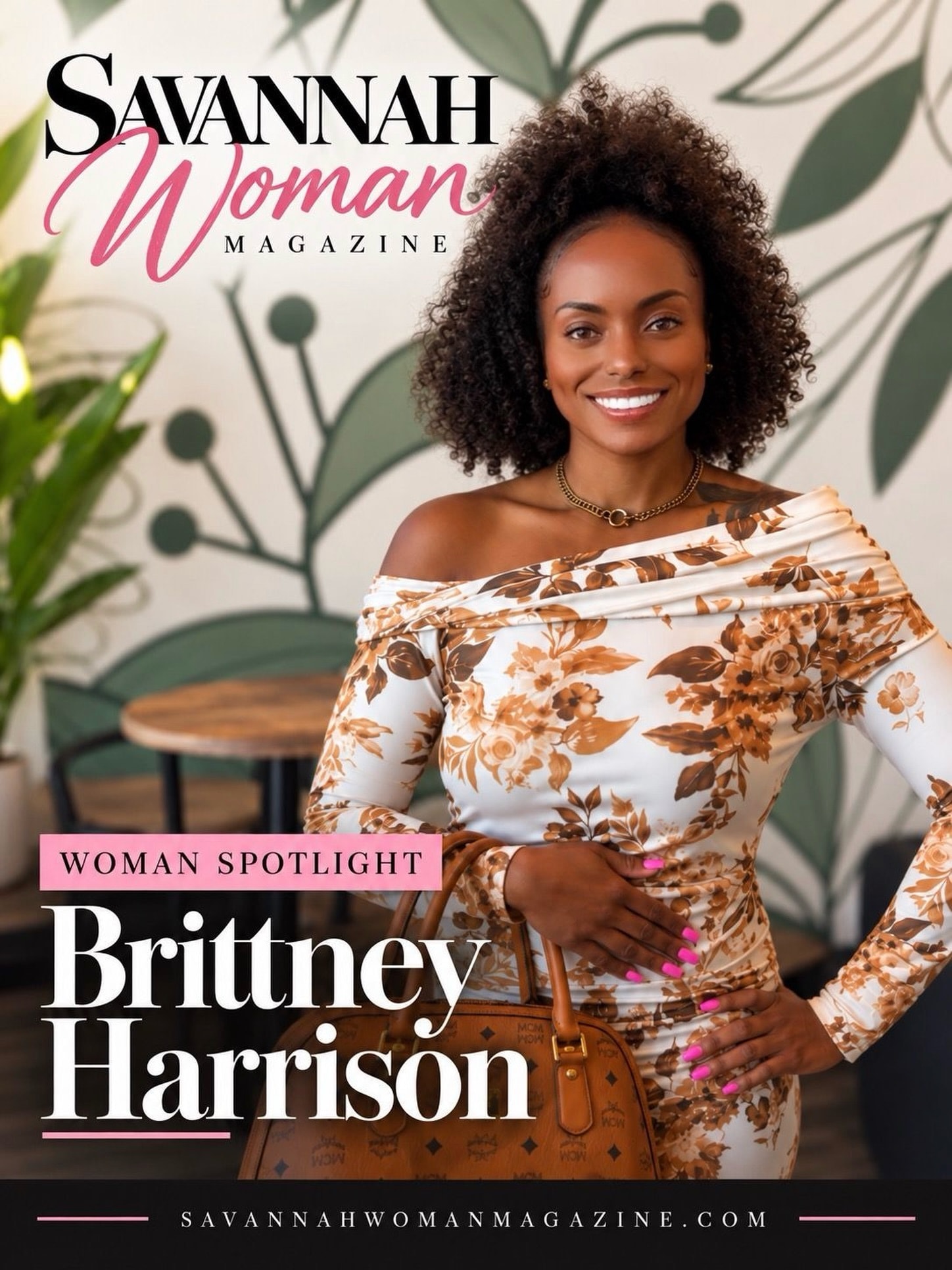 Brittney Harrison featured in Savannah Woman Magazine